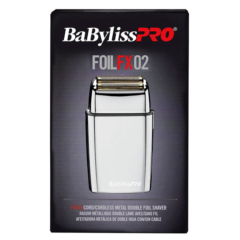BaBylissPRO Double Foil FX02 Shaver Silver