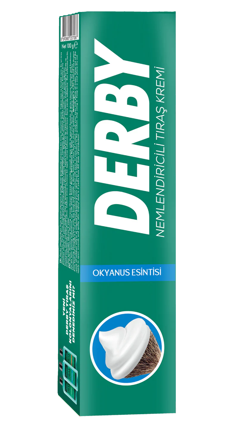 Derby Professional Turkish Shaving Cream Tube 100g - Ocean Scent