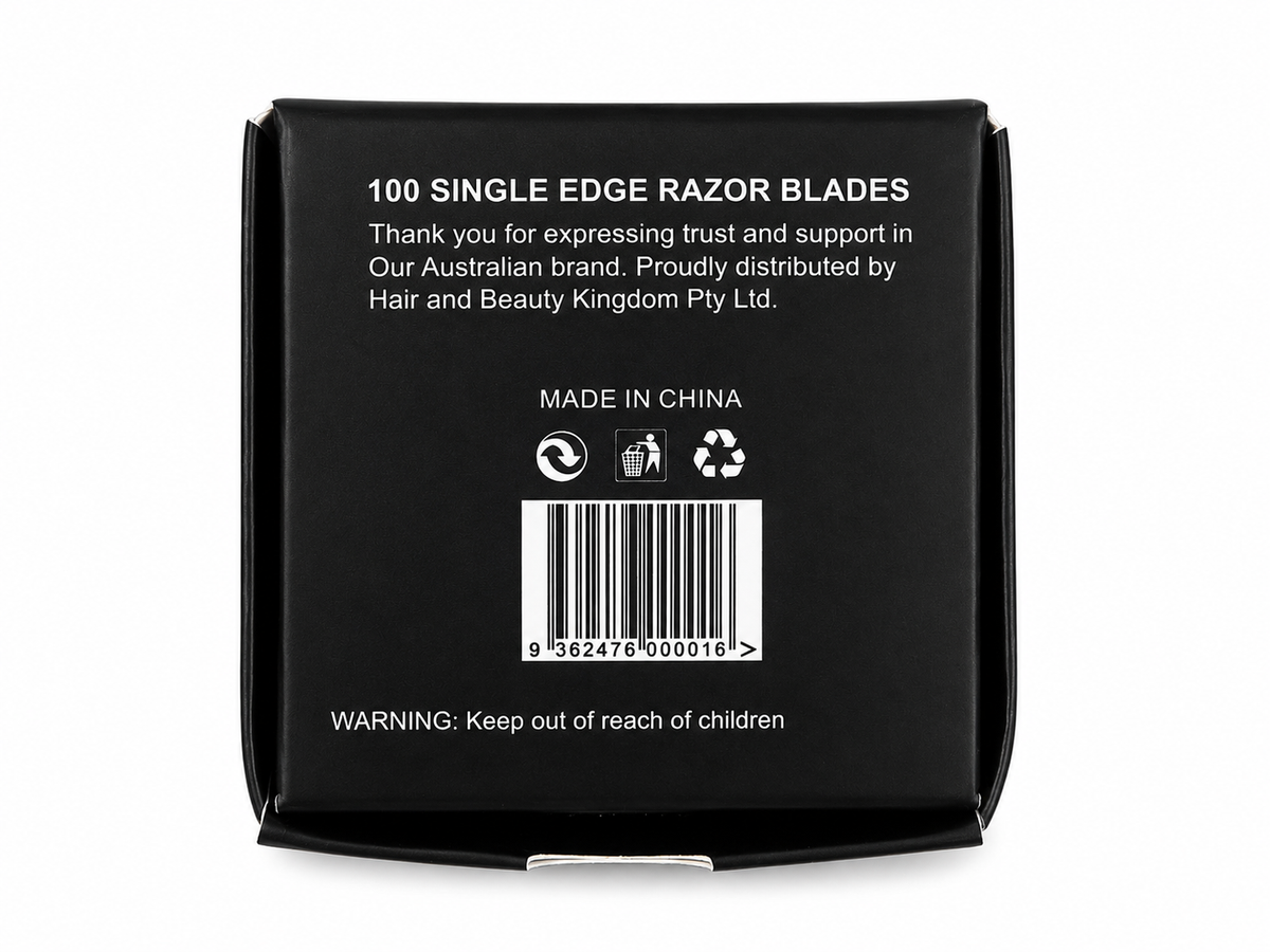 Dragon Single Edge Professional Razor Blade Refill - 100 Swedish Stainless Steel Blades - image 4