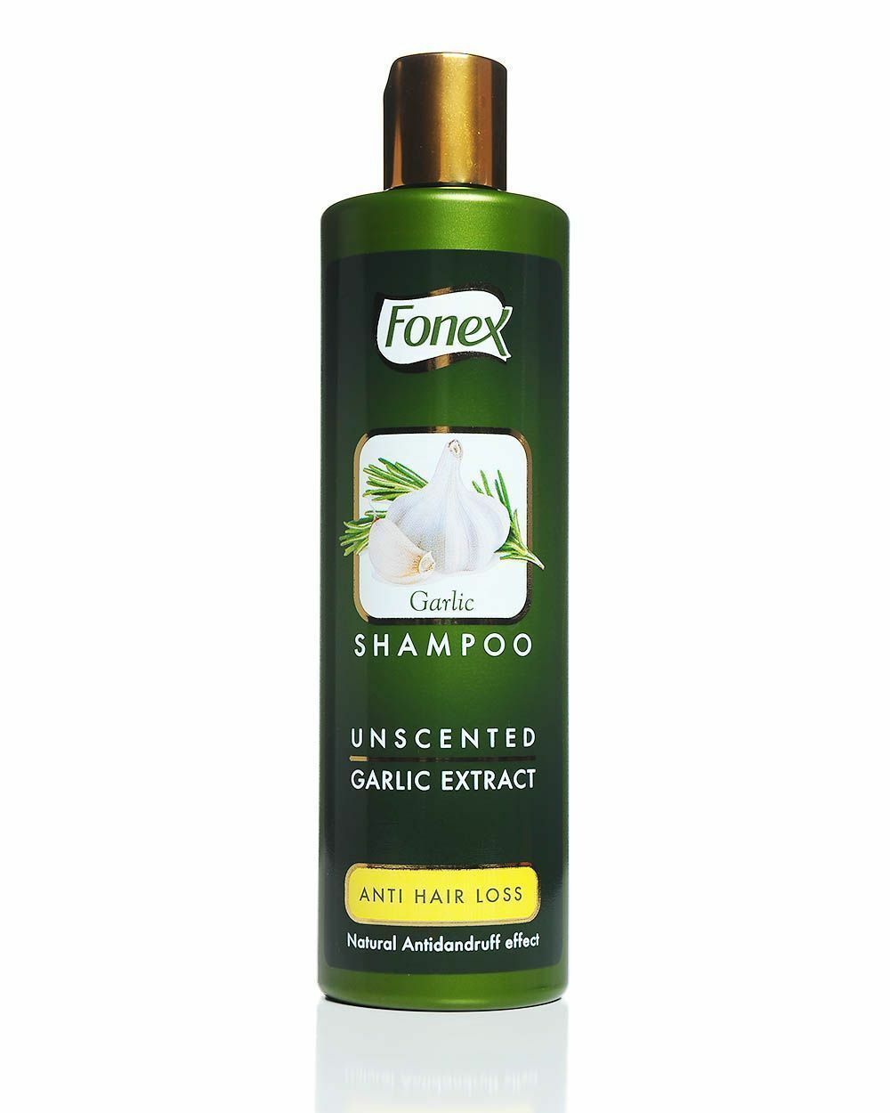 Fonex Garlic Anti-Hair Loss & Anti-Dandruff Shampoo 375ml – For Thinning Hair & Scalp Care