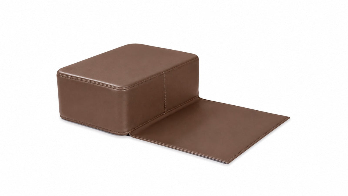 Karma Child Booster Seat For Salon or Barber Chair with Flap Paddington Brown 000916