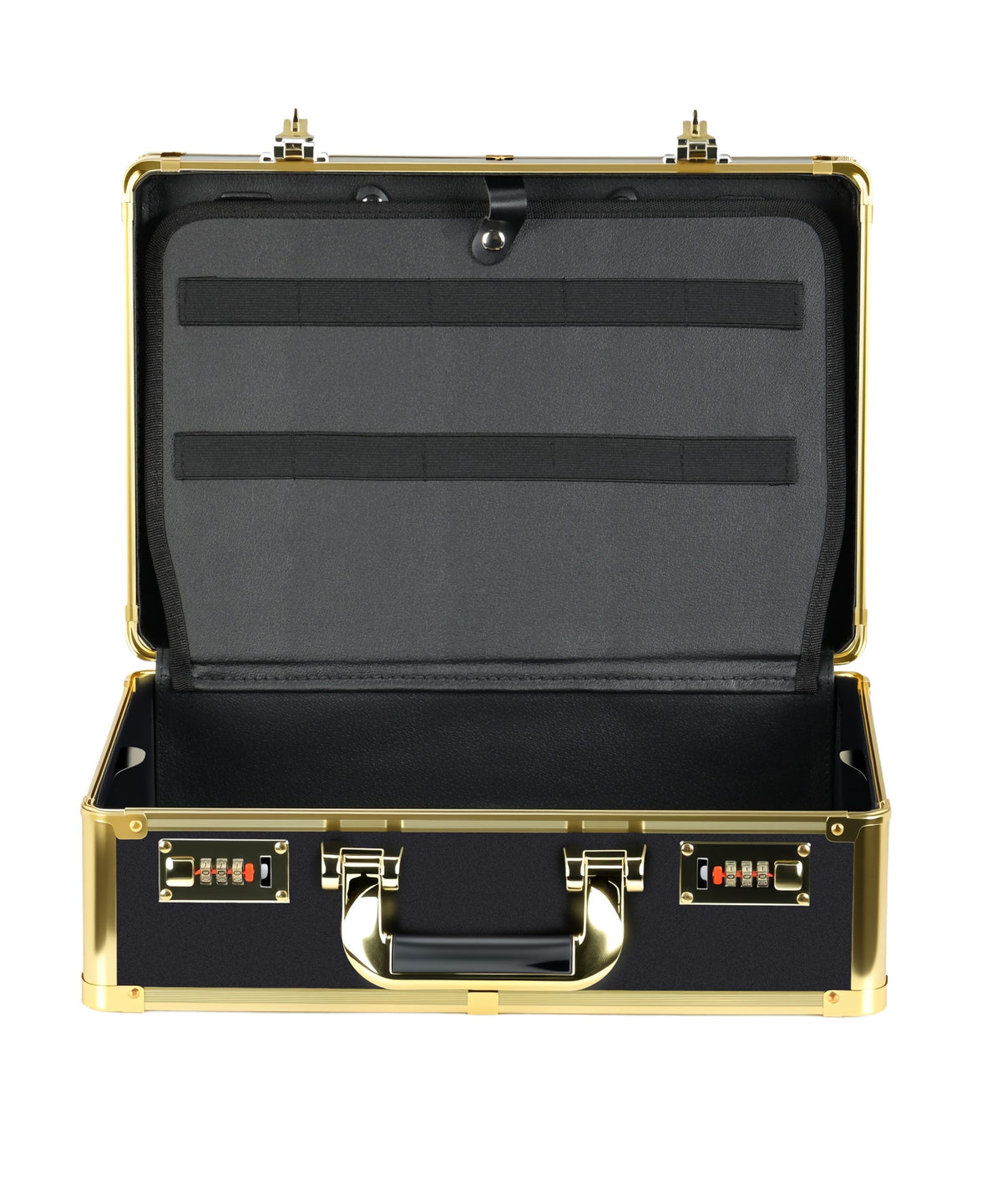 Karma Professional Portable Salon Hard Case Black with Gold Trim KC0103 - image 5