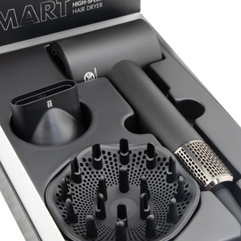 TUFT Professional Compact Smart Hair Dryer with bonus Diffuser - Black - image 4