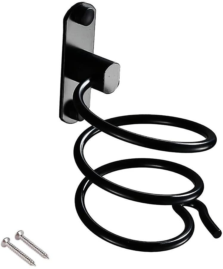 Bob Hairdryer Holder Spiral Black