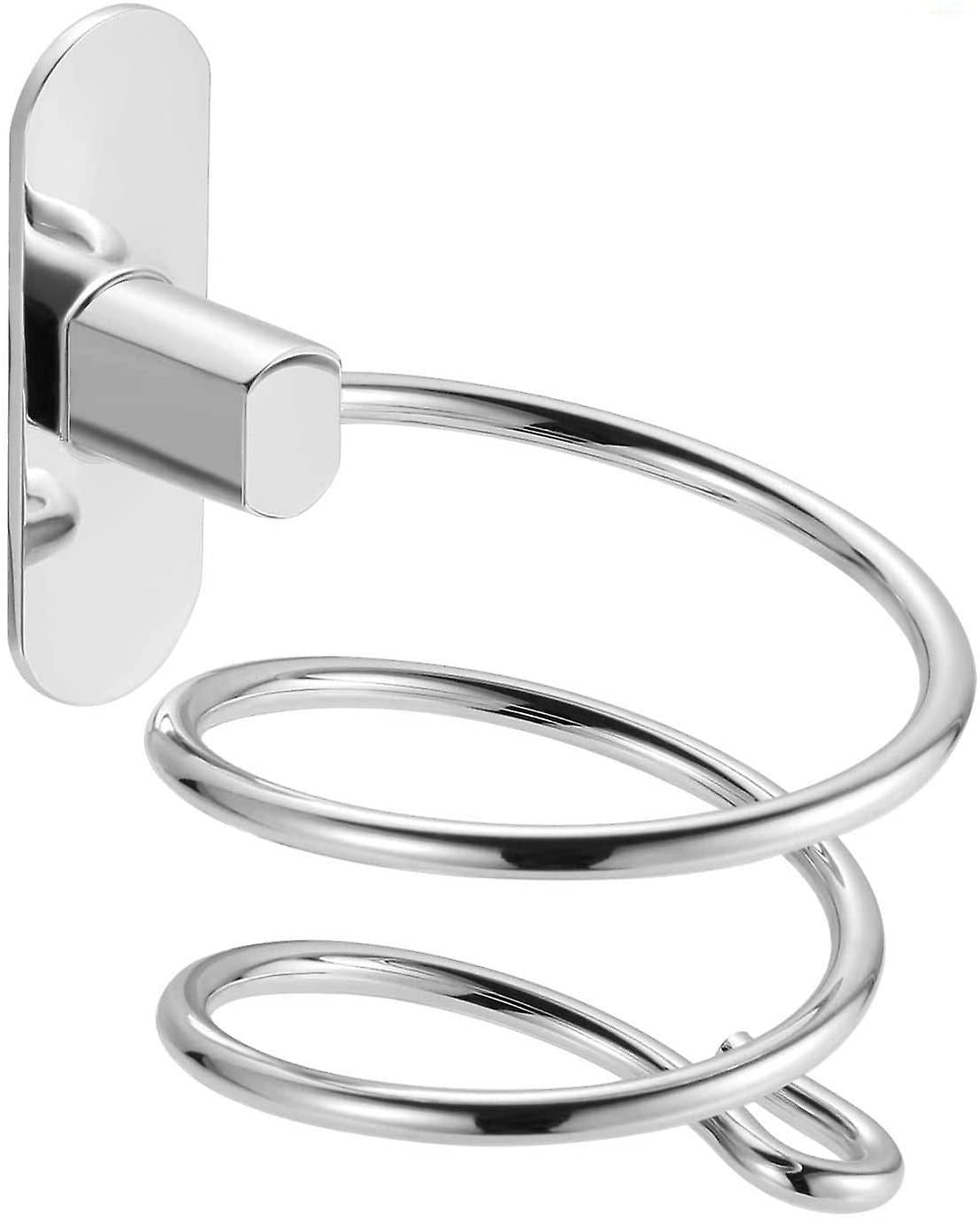 Bob Hairdryer Holder Spiral Silver