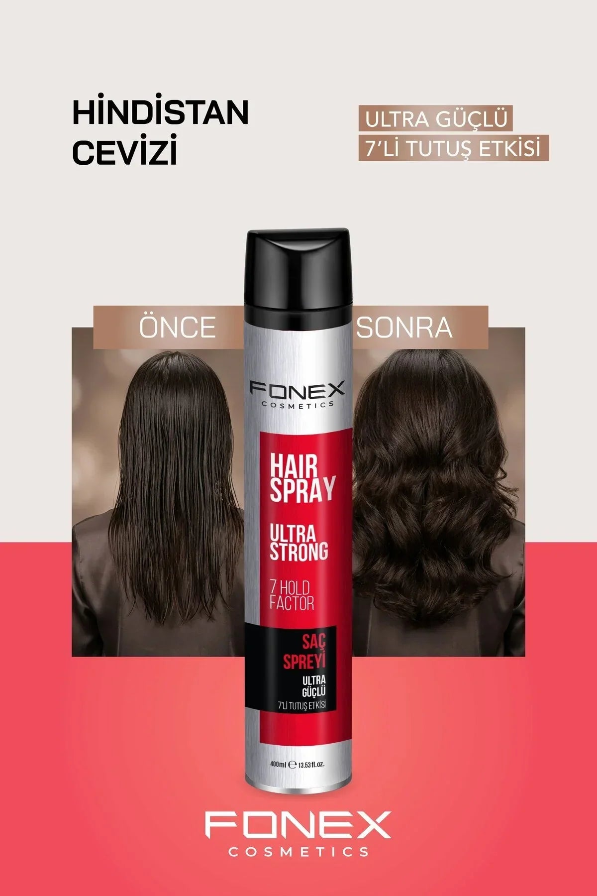 Fonex Hair Spray Ultra Strong 400ml - image 3