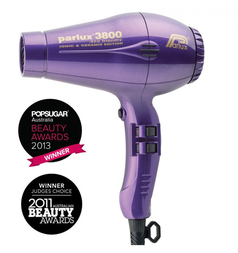 Parlux 3800 Ionic and Ceramic Hair Dryer Purple