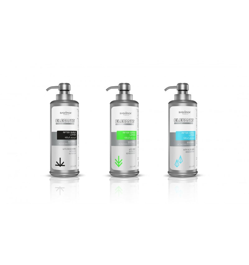 ELEGANCE AFTER SHAVE LOTION - PUMP 250ML ALOE VERA