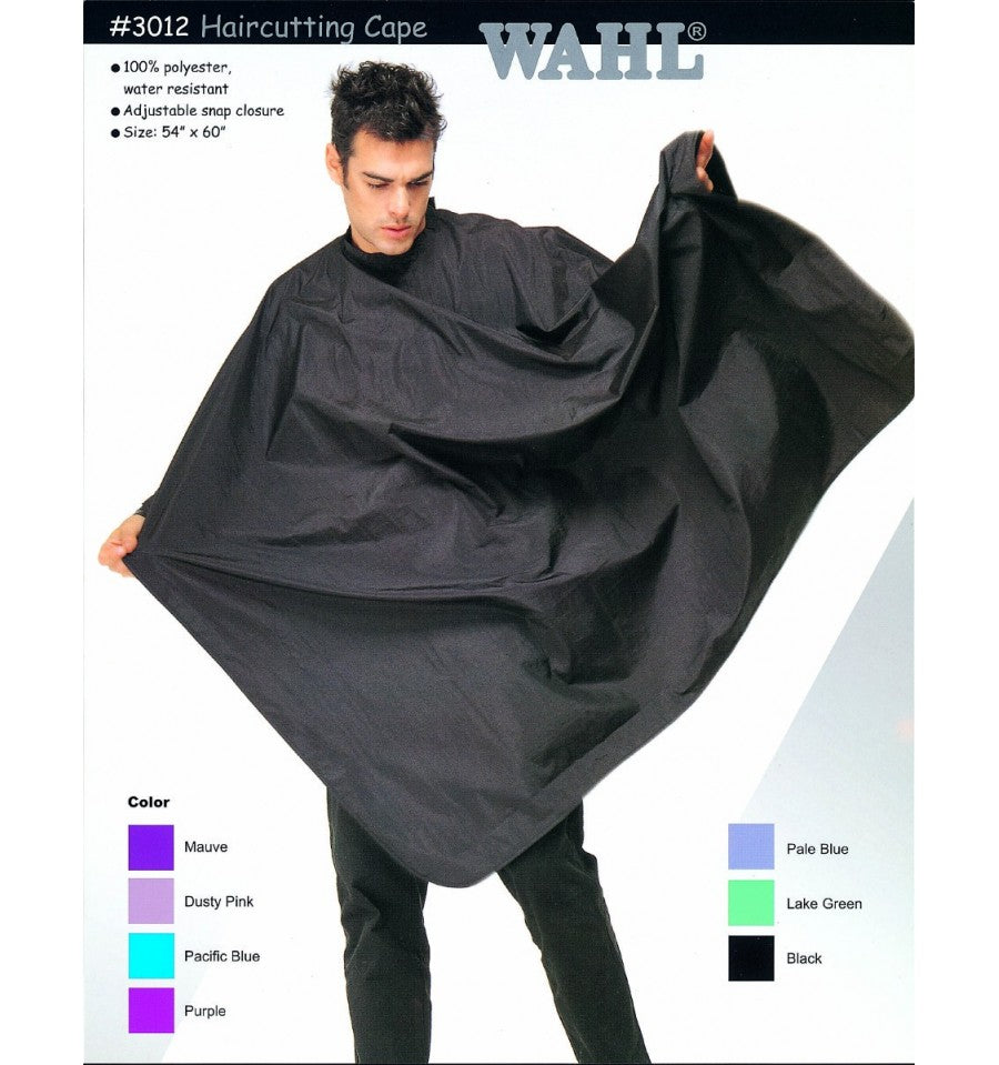Wahl Polyester Hair Cutting Cape Black WP3012 by Wahl