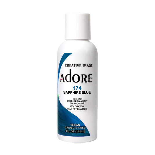 Adore Semi Permanent Hair Colour No. 174 Sapphire Blue 118ml