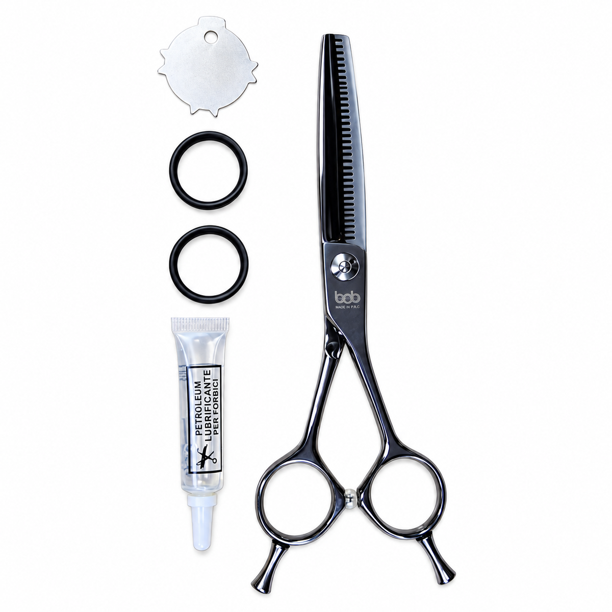 BOB Dragon Professional Edition 6 Inch Japanese Steel Thinning Scissor VG10 Cobalt Steel - Made In Italy - image 4