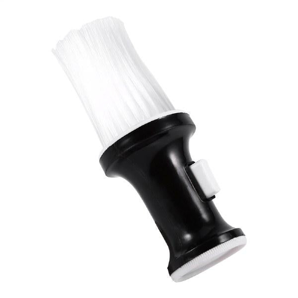 BOB Neck Duster Brush Black with Talcum Powder Dispenser