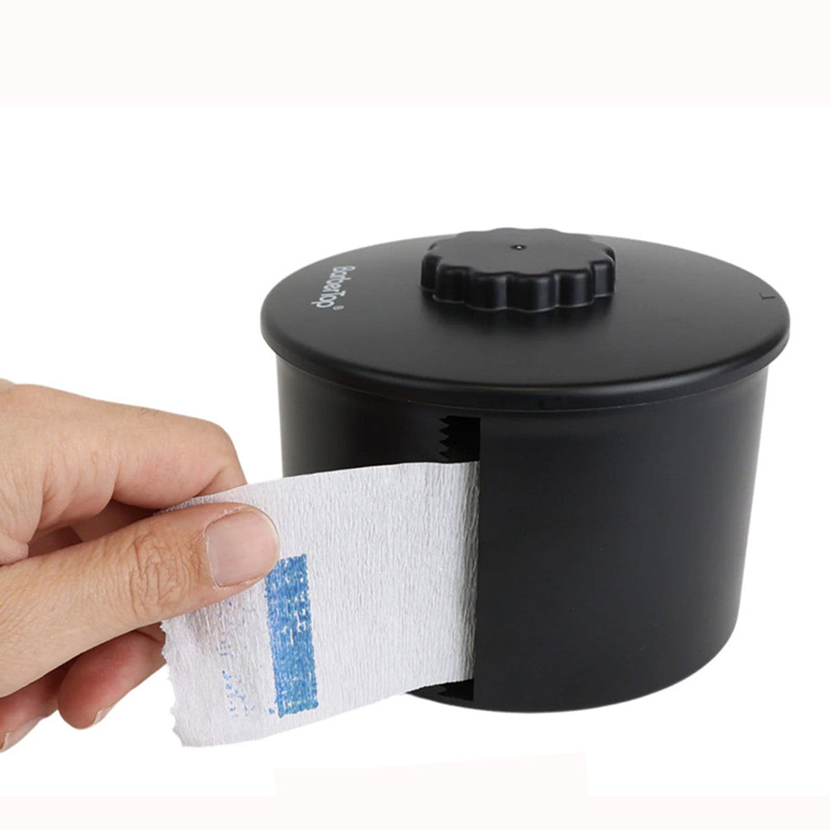 Tinala Dispenser for Neck Strips, Neck Paper Roll Holder, Neck Covering Paper Case Container with Suction Cup Base