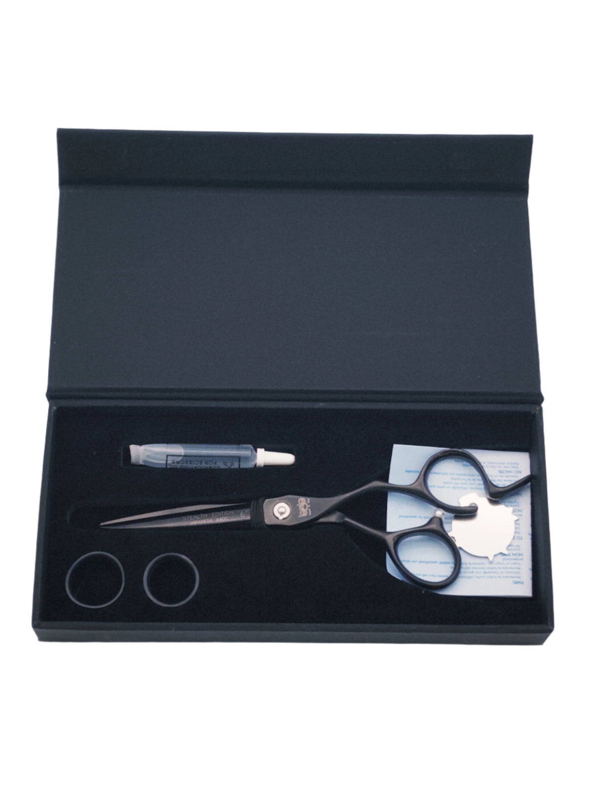 BOB Stealth Edition Black 6.5 Inch Japanese Steel Scissor 440C Steel - Made In Italy - image 3