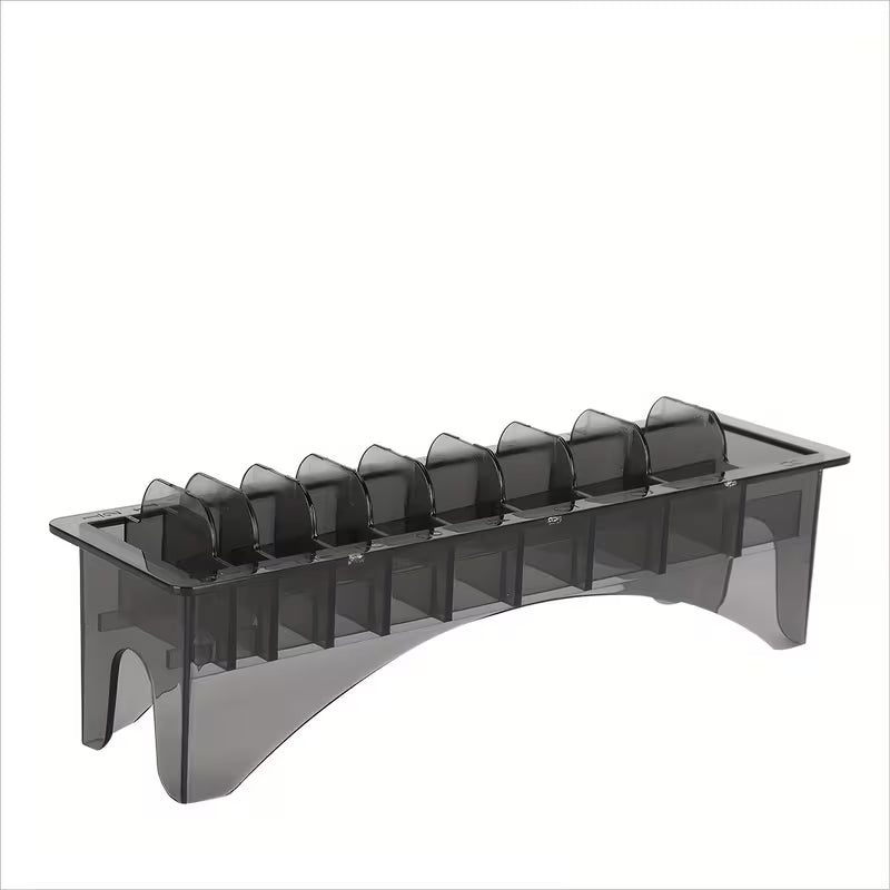 BOB Clipper Guard & Blade 10-Slot Holder Organiser – Professional Barber Attachment Storage Rack