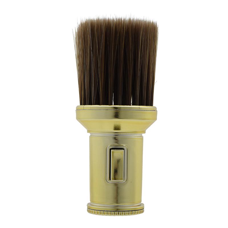 BOB Neck Duster Brush Gold with Talcum Powder Dispenser - image 2