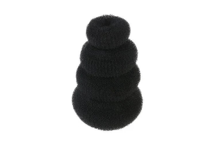 BOB Hair Donut Black 14.5cm - Extra Large - image 2
