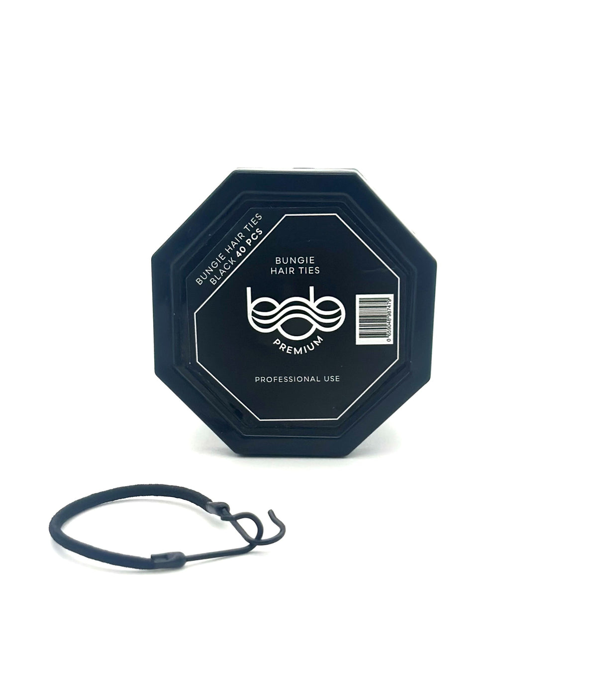 BOB Premium Bungie Hair Ties 40pc - Black