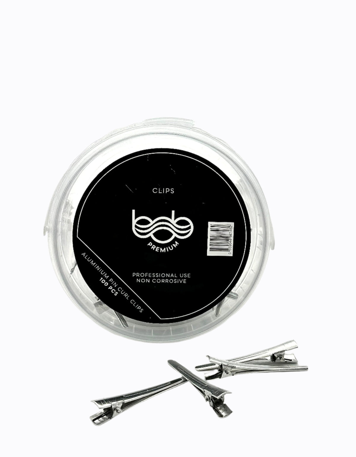 BOB Premium Pin Curl Clips Aluminum 50mm 100pc