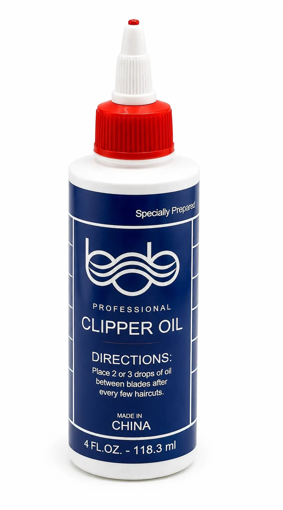 BOB Professional Hair Clipper & Trimmer Blade Oil 118.3ml – Lubricant & Maintenance Oil