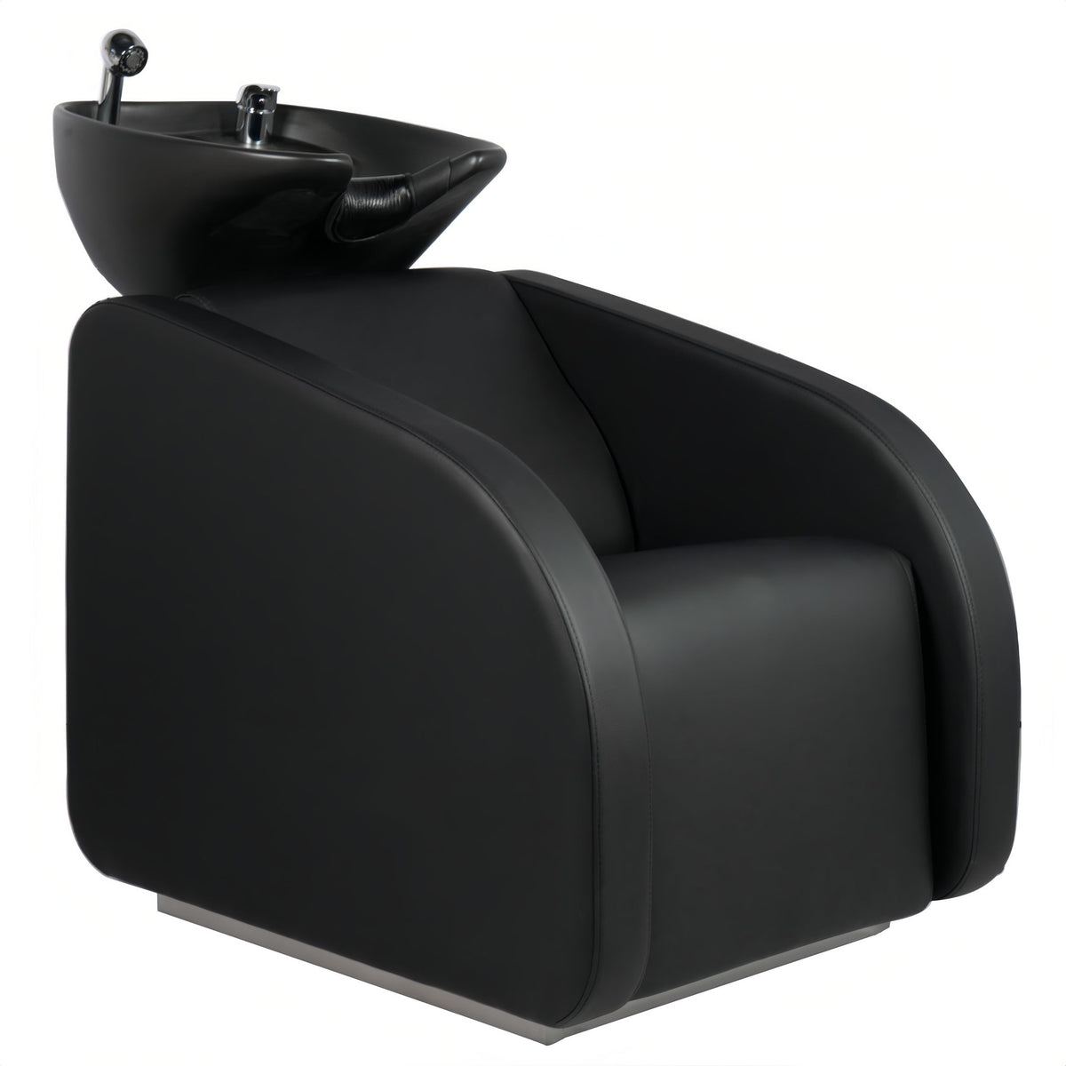 Karma Ballarat Complete Shampoo Unit Electric Black with Black Deep Basin and Air Massage 03190101