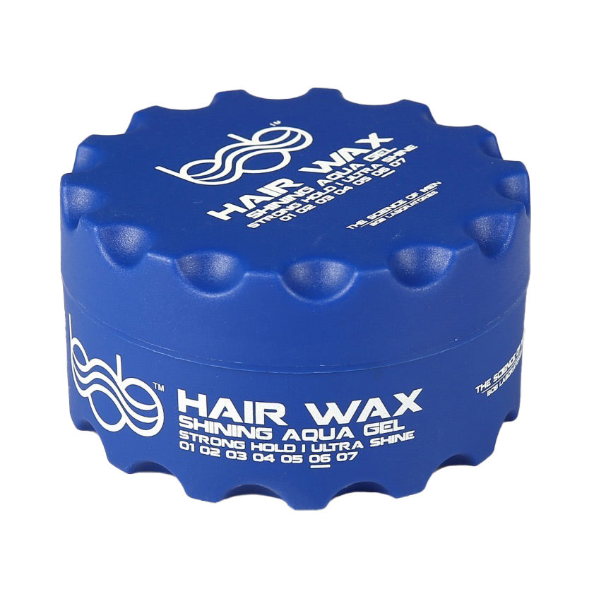Bob Wax Deal - 48x Bob Hair Wax Shining Aqua Gel Strong Hold Ultra Shine 150ml Blue - image 2