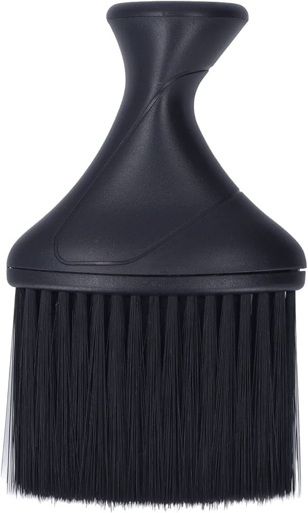 Bob Neck Duster Brush Square Black with Handle