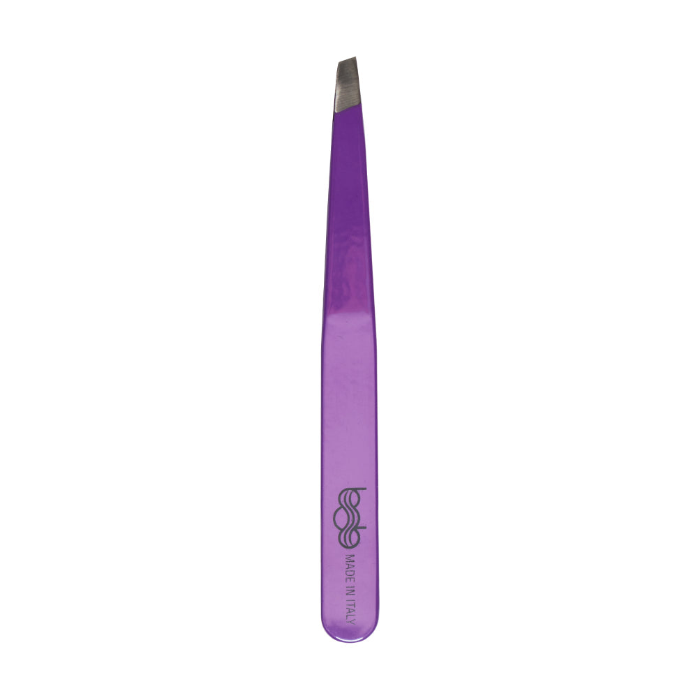 Bob Premium Tweezers Slant Pink - Made in Italy