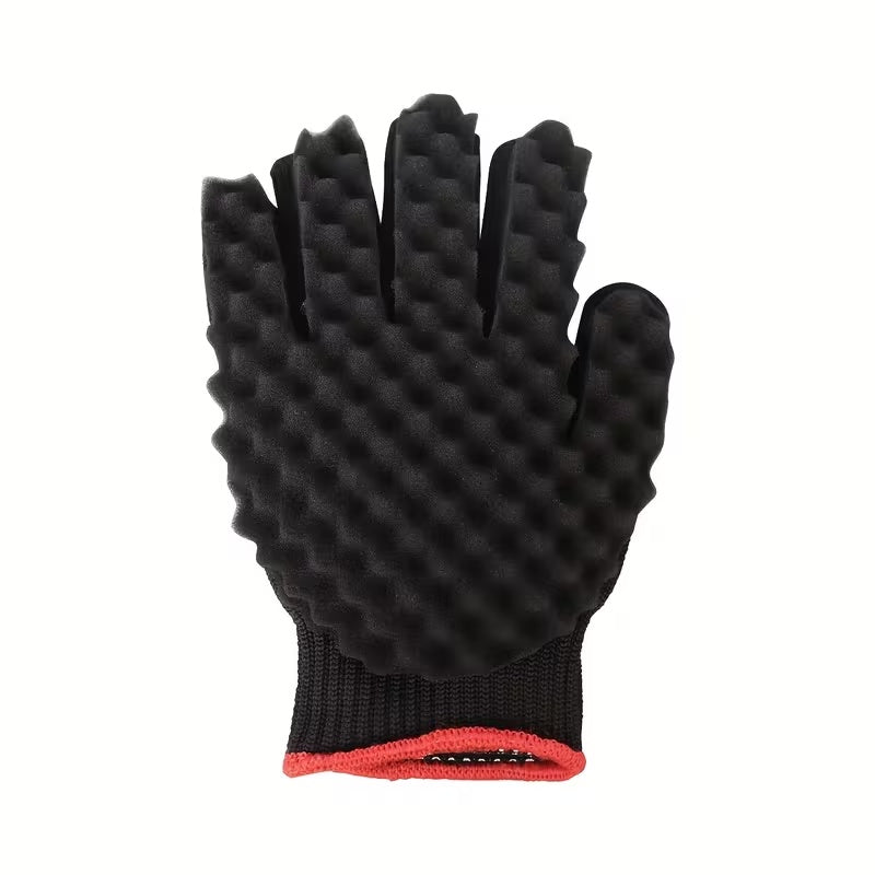 Bob Afro Hair Curling Sponge Glove - Twist & Wave