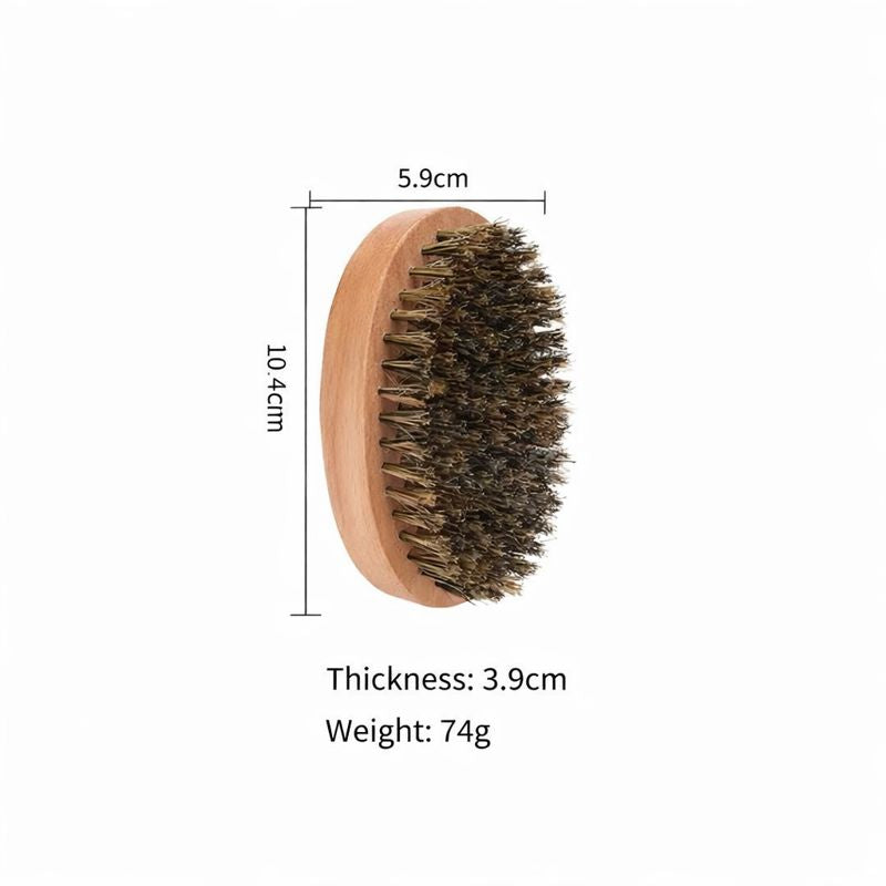 Bob Premium Timber Oval Beard Brush