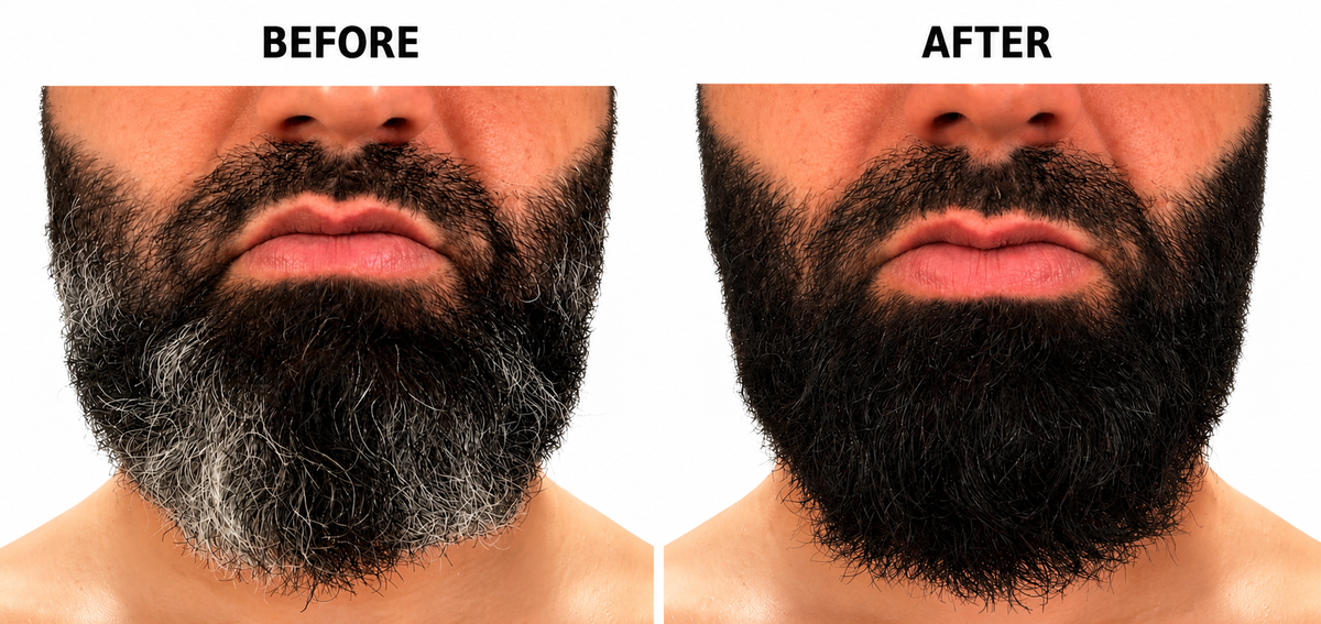 CORLIFEN Permanent Ammonia-Free Vegan Hair and Beard Colouring Shampoo 180ml - Dark Brown - image 2