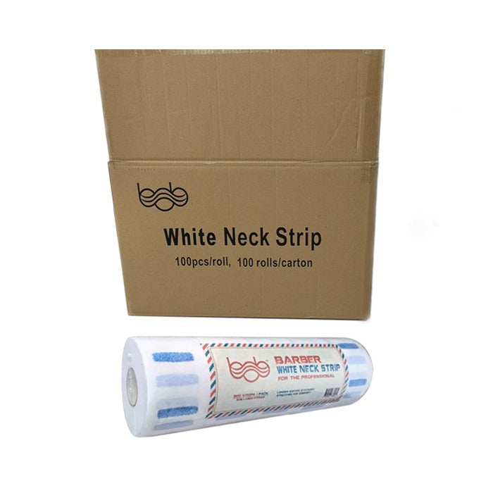 Carton of 20x Bob Neck Strips Roll White 5pk - 100 Rolls in Total - image 2