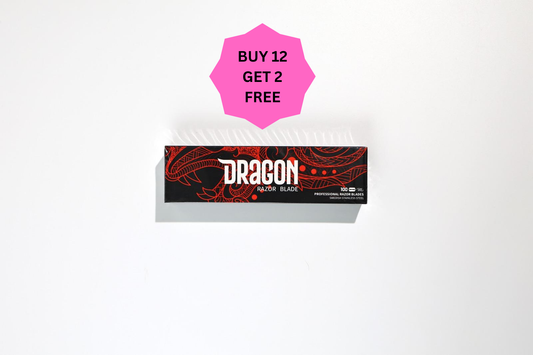 12+2 Free Deal Dragon Double Edge Razor Tower - 100 Blades (20 Packs of 5)