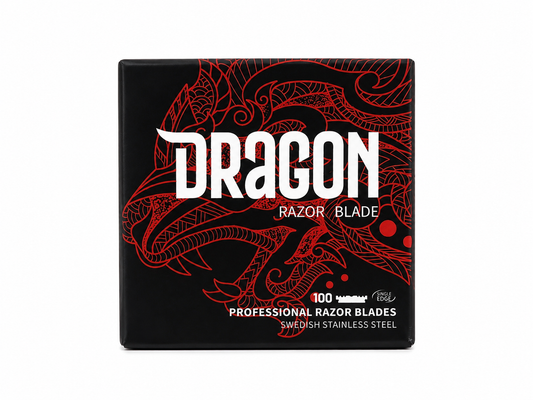 Dragon Single Edge Professional Razor Blade Refill - 100 Swedish Stainless Steel Blades