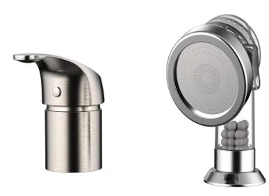 Karma Salon Flip Mixer & Enviro Shower Head Set – Brushed Nickel – 003002