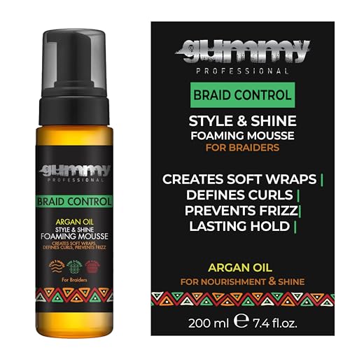 Gummy Professional Braid Control Foaming Argan Mousse 200ml
