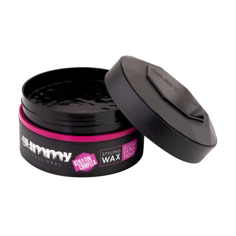 36x Gummy Professional Keratin Complex Extra Gloss Styling Hair Wax 150ml ( 1 box) - image 2