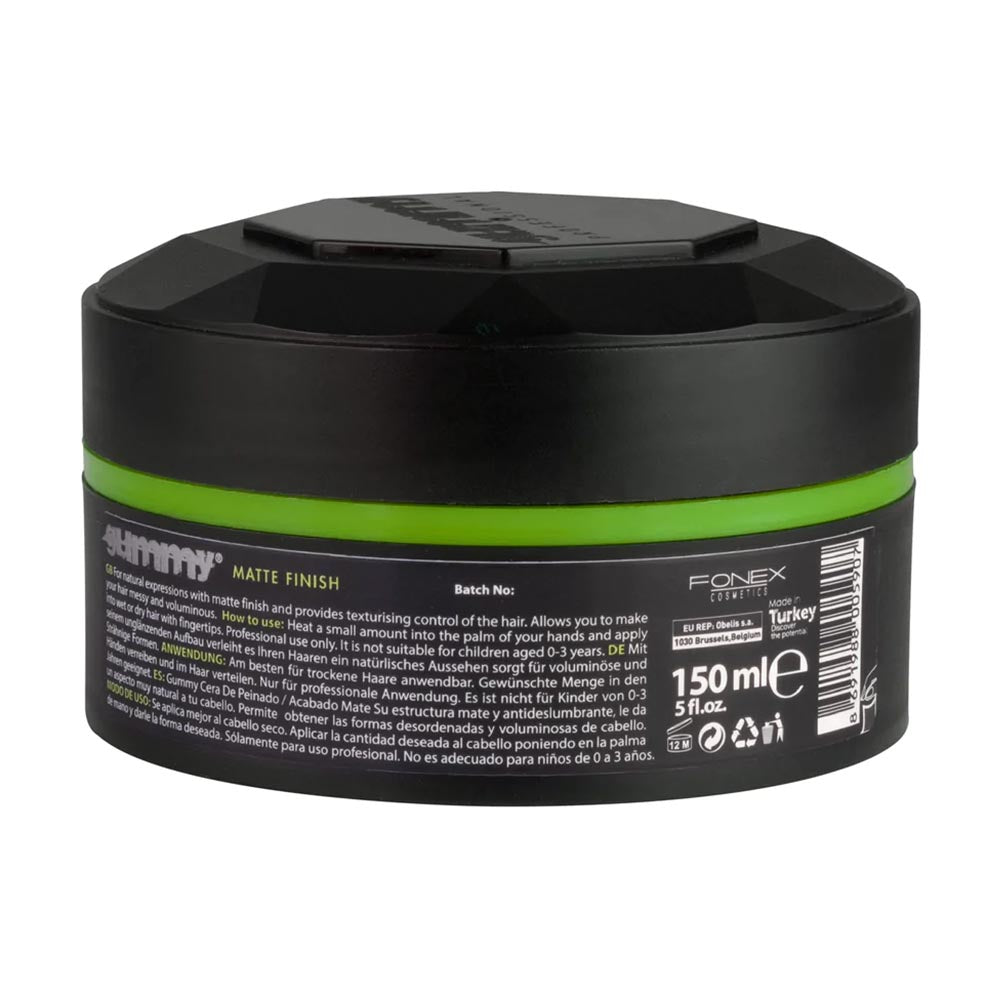 12x Gummy Professional Matte Finish Styling Wax 150ml - image 3