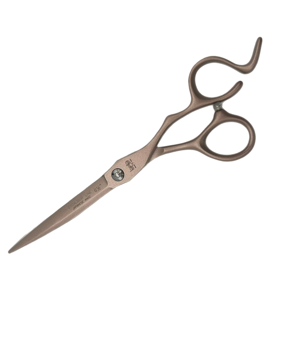 BOB Excalibur Edition Gold 6.5 Inch Japanese Steel Scissor Steel - Made In Italy