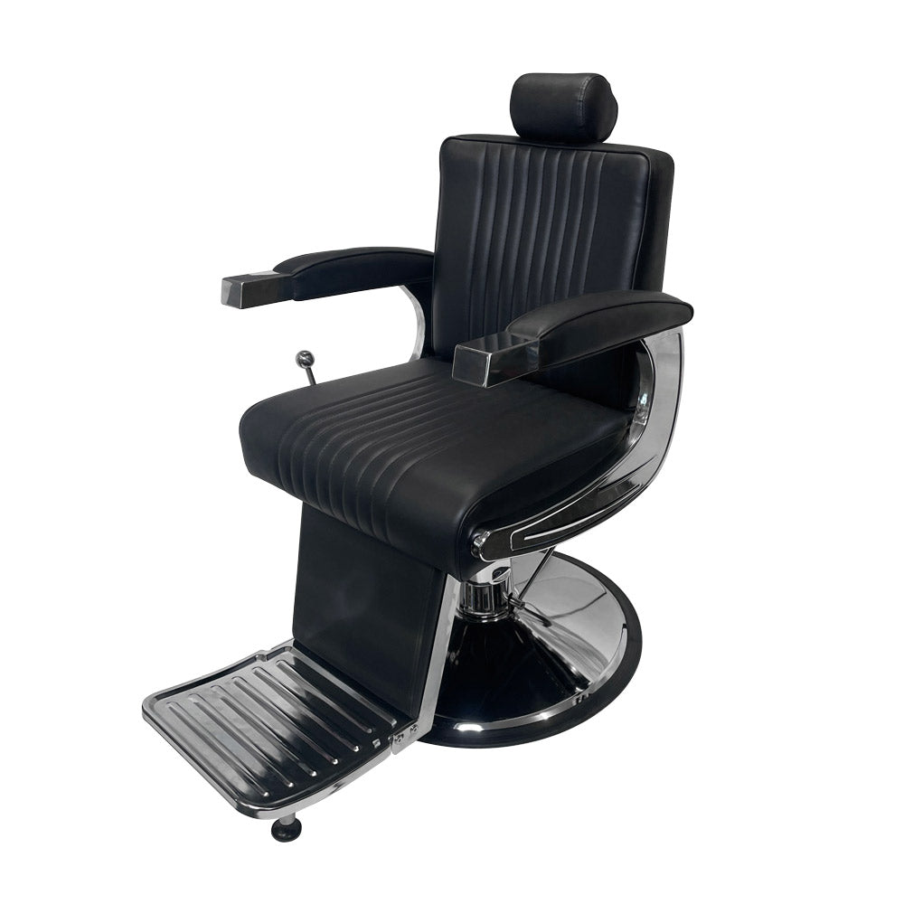 Karma Mt Isa Barber Chair Chrome & Black 04080102 - image 4
