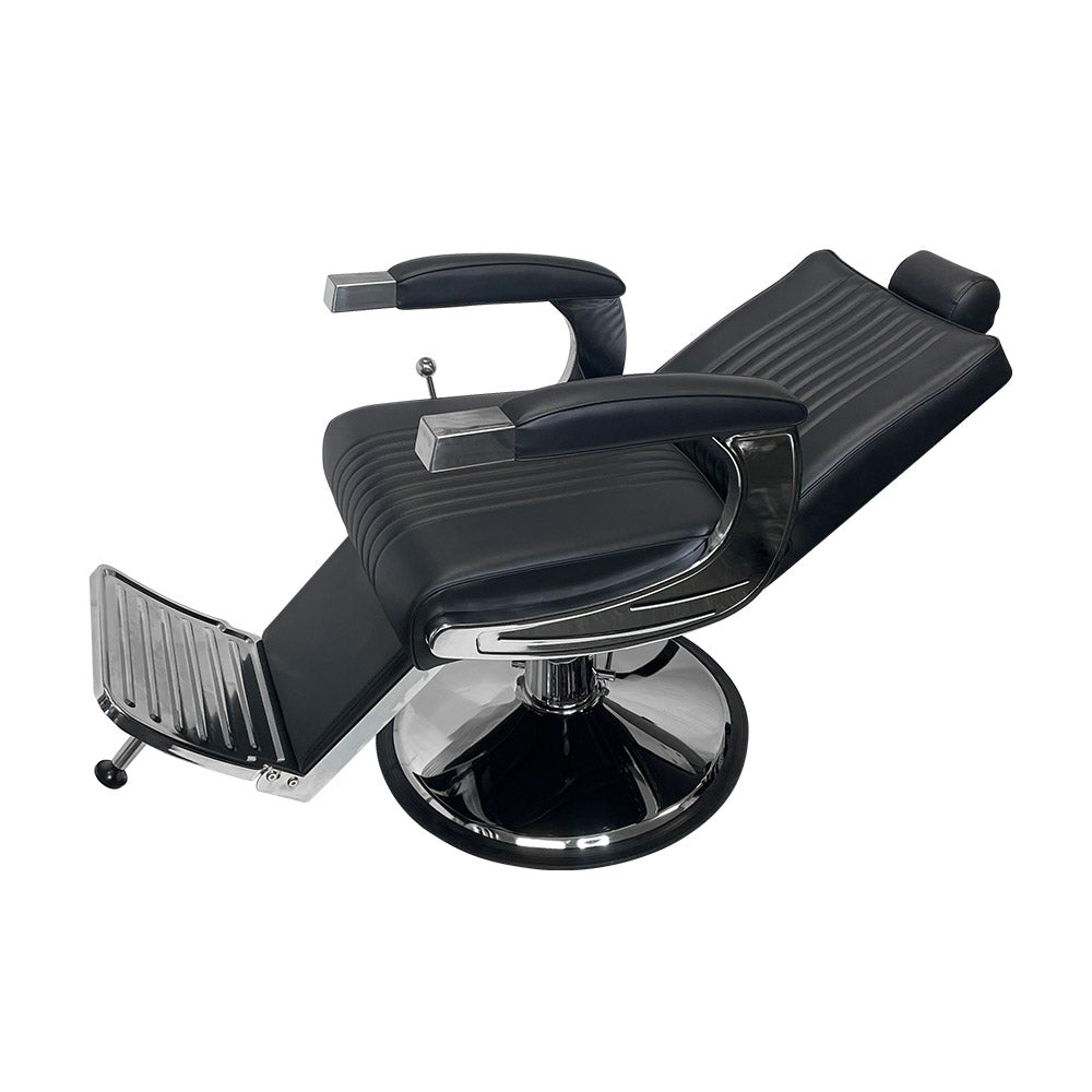 Karma Mt Isa Barber Chair Chrome & Black 04080102 - image 2