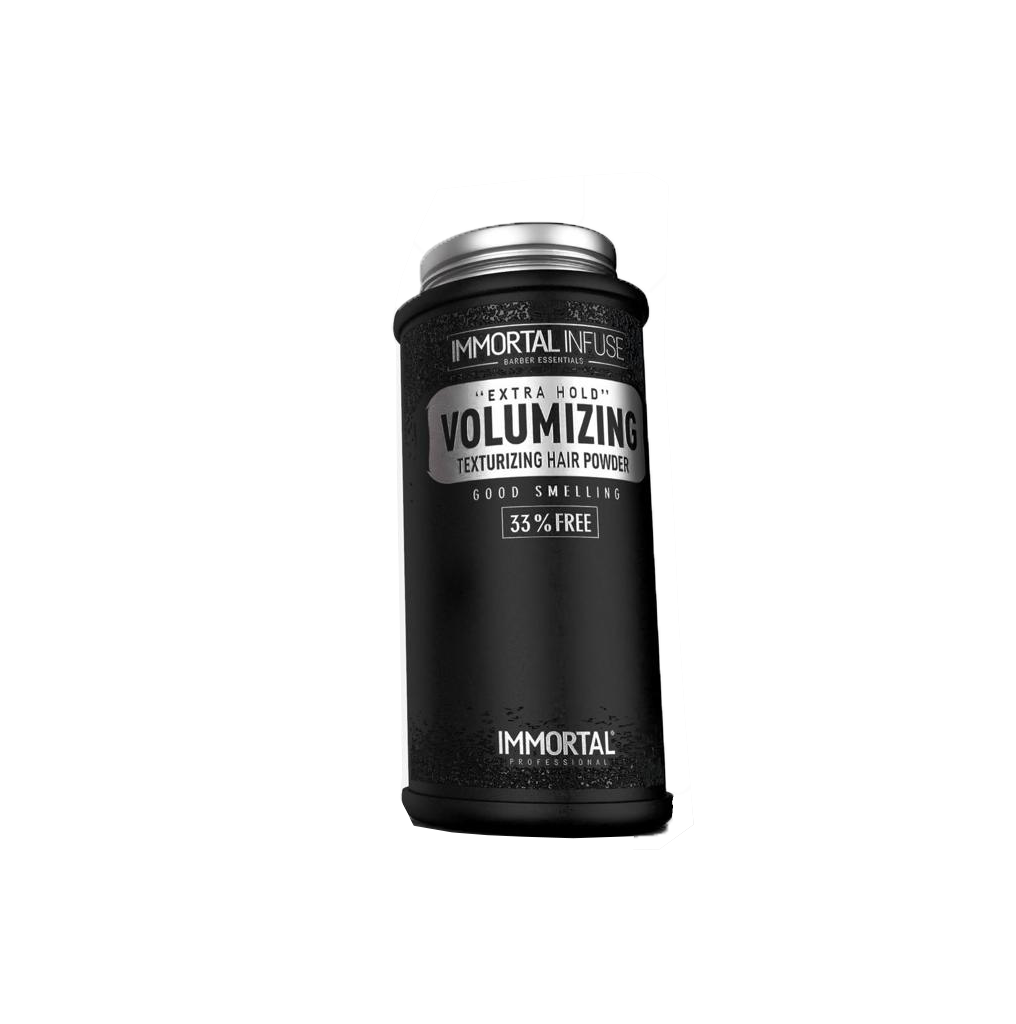 Immortal Infuse Volume Mattifying Hair Styling Powder 30gr Black - Bonus 33% Free