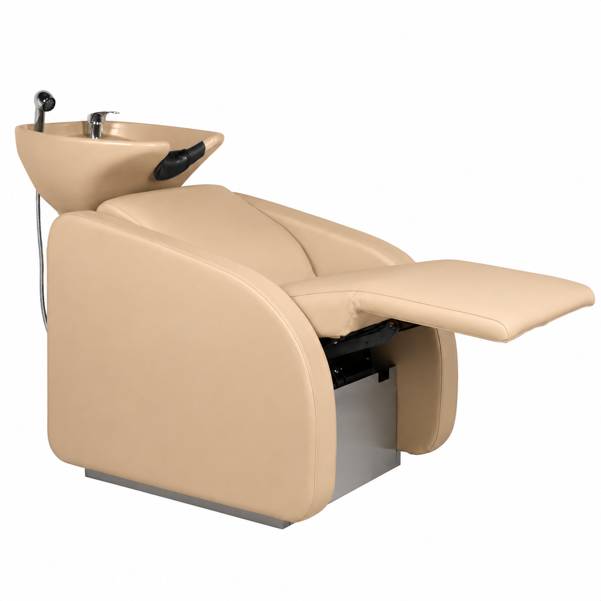 Karma Ballarat Complete Shampoo Unit Electric Champagne with Champagne Deep Basin and Air Massage 03192619 - image 2
