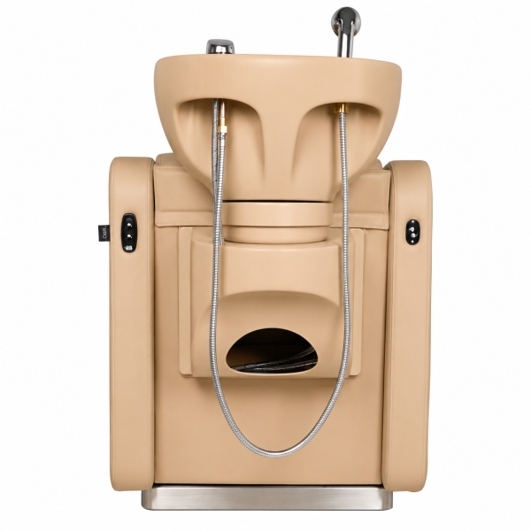 Karma Ballarat Complete Shampoo Unit Electric Champagne with Champagne Deep Basin and Air Massage 03192619 - image 4