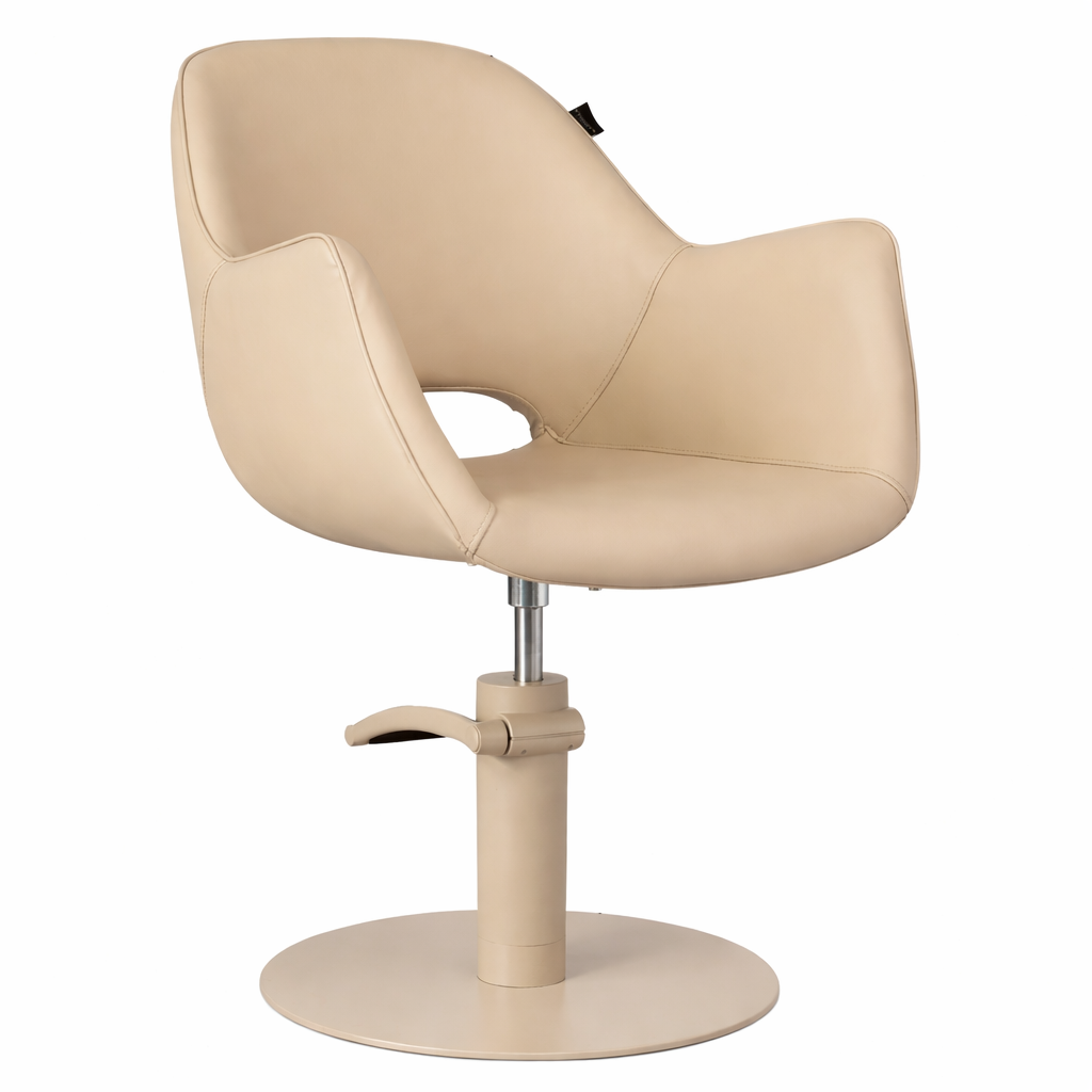 Karma Armidale Salon Chair 02190101 - Champagne with Matching Pump and Base - image 2
