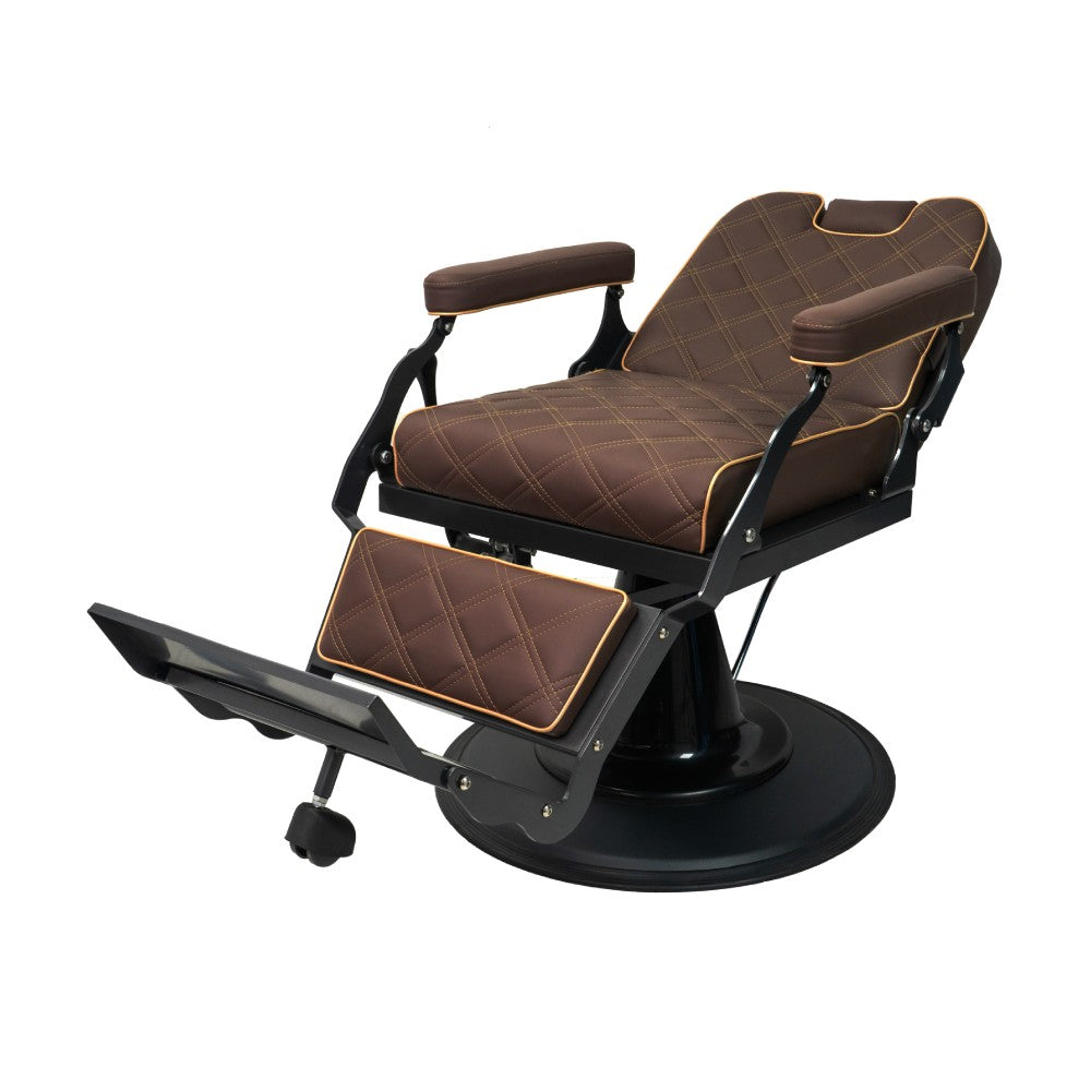 Karma Paddington Barber Chair Brown & Black 04101601 - image 4