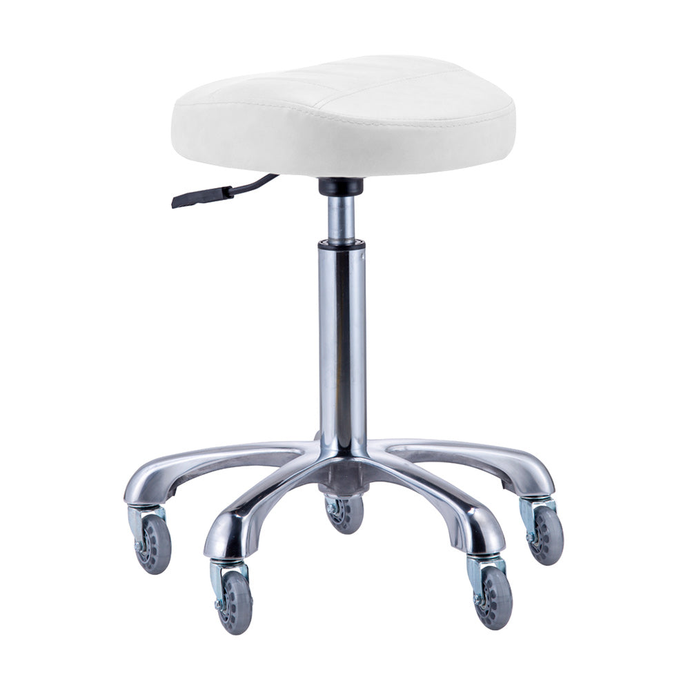 Karma Burnie Salon Cutting Stool White 07020402