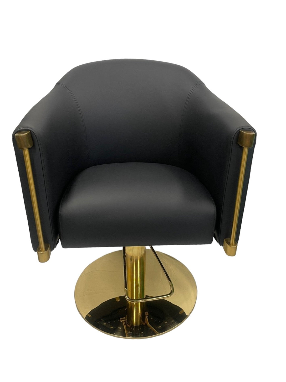 Karma Eden Salon Chair Black with Gold Base 02180103