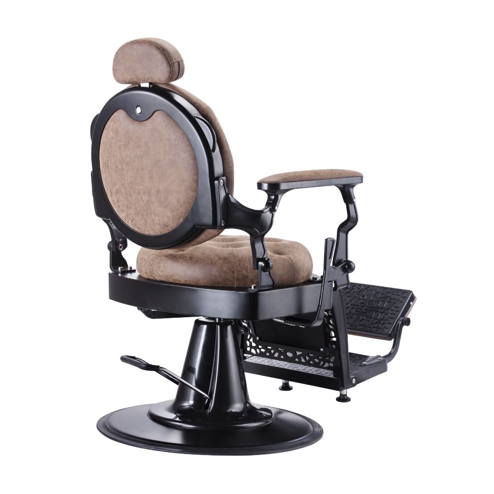 Karma Gold Coast Barber Chair 04030301 - Black/Tan - image 3