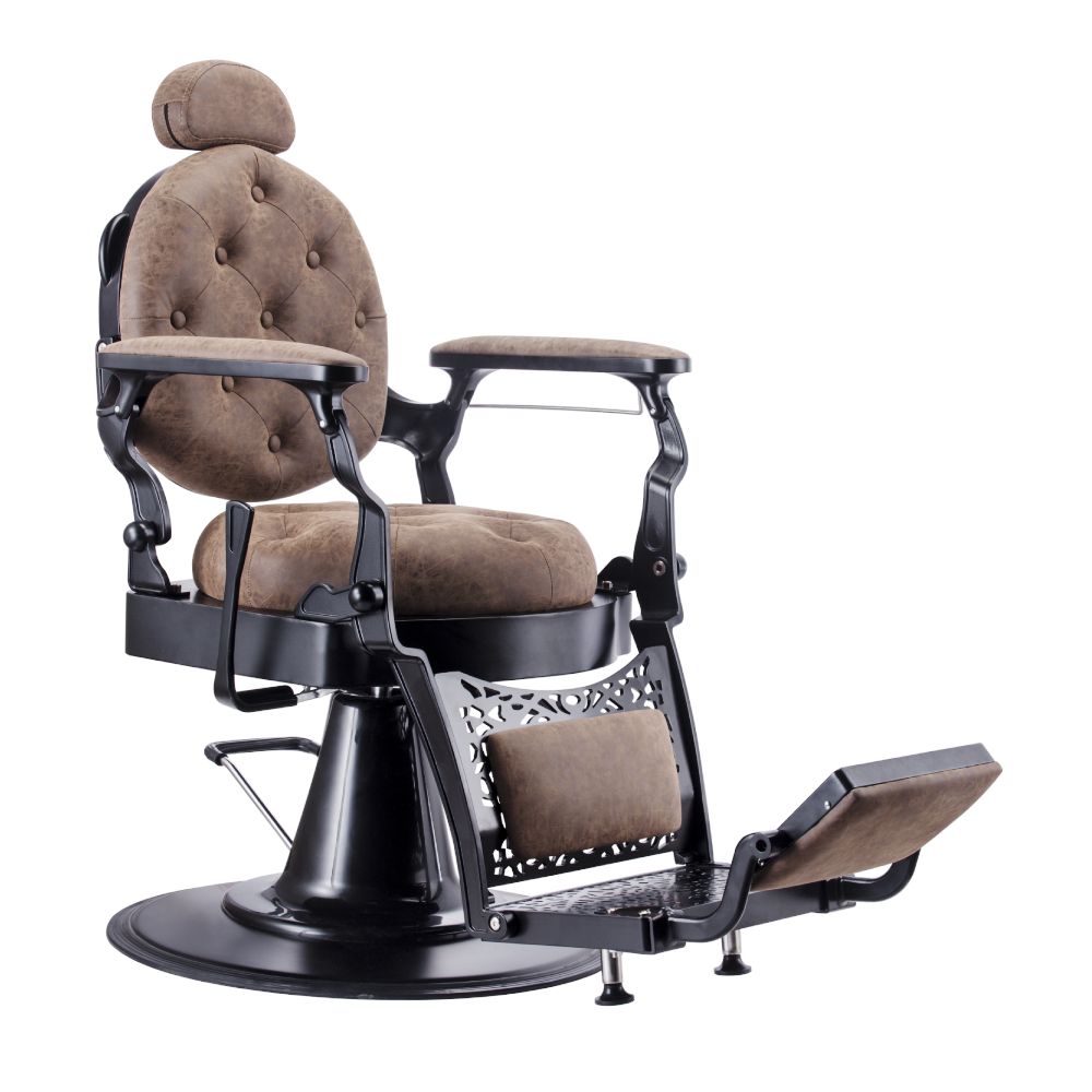 Karma Gold Coast Barber Chair 04030301 - Black/Tan